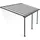 Terrassenüberdachung Olympia 5,46 x 3 m grau