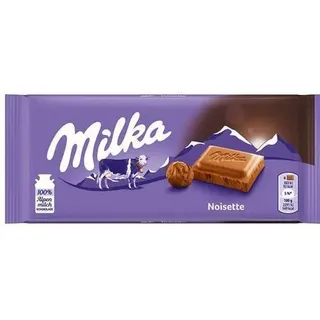 Milka Noisette Schokolade Zartschmelzende Alpenmilch Schokolade mit 4 Varianten