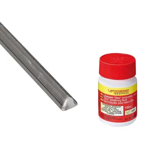 Rothenberger Industrial Set Stangenlötzinn 50 g mit Lötwasser 100 ml - 1500004953