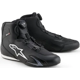Alpinestars Celer Schuhe, - Schwarz/Weiß / 10 US