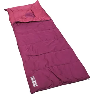 Polydaun Deckenschlafsack "Schlafsack Beach House", rot (weinrot), Schlafsäcke, B/L: 80cm x 210cm, umlaufender Reißverschluss, Obermaterial: 50% Baumwolle, 50% Polyester, L:210cm