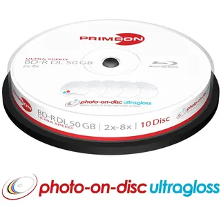 PrimeOn BD-R DL 50GB/2-8x 2761317