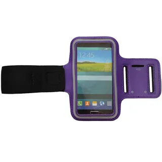 Fitness Sportarmband kompatibel für Apple iPod Touch 3G 4G 5G 6G Armband Handy Oberarm Halter für Fitness, Joggen, Laufen Hülle Tasche Blank Klein Lila
