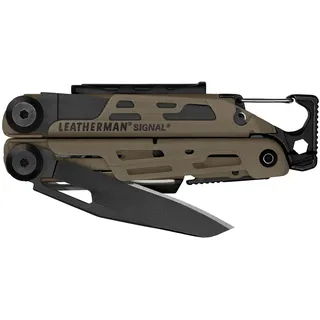 Leatherman Signal Multitool braun coyote