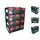 145 Set 4x Werkzeug Koffer Stapelbar 396 x 296 x 145