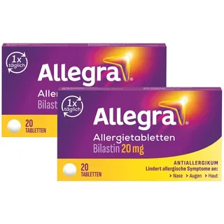Allegra Allergietabletten Doppelpack 2X20 St