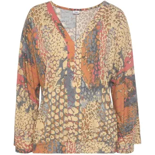 Buffalo Fledermausshirt Damen animal bedruckt Gr.40/42