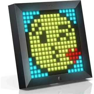 Divoom Pixoo Bilderrahmen, Schwarz