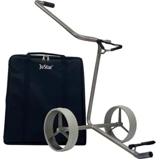 JuStar 2-Rad Trolley Silver inkl. Tasche silber