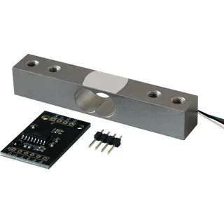 Joy-It HX711-40 HX711-40 HX711 ADC Modul mit 40kg Wägezelle - 24 Bit A/D Wandler kalibriert Werksstandard (ohne Zertifikat)