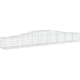 vidaXL Gabione mit Hochbogen 400 x 50 x 60 cm