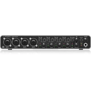 Behringer U-PHORIA UMC404HD Audiophiles 4x4, 24-Bit/192 kHz USB-Audio/MIDI-Interface mit Midas-Mikrofonvorverstärkern
