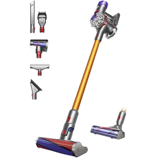 Dyson V8 Absolute silber/gelb