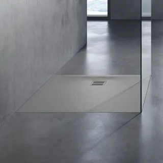 Neoro n50 Rechteck-Duschwanne 80 x 80 cm Grau (BN0030GS)