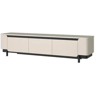 Porta TV-Lowboard Softclose ¦ beige ¦ Maße (cm): B: 204,9 H: 49,1 T: 44.8