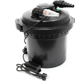 Wiltec SunSun CPF-280 Druckteichfilter 9000 l/h / 11 W Teichdruckfilter für Teiche bis 8000 Liter, Teichklärer, Filteranlage