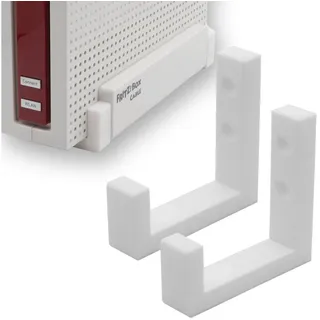 TSB Werk Modem 2x Wandhalterung FRITZ!Box 6690 / 6590 / 6591 AVM, Fritzbox, Halter, Wandhaken, Set