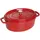 27 cm oval kirschrot