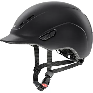 uvex kidoxx - Leichter Kinder-Reithelm - individuelle Größenanpassung - optimale Belüftung - Black mat 3XS-XS