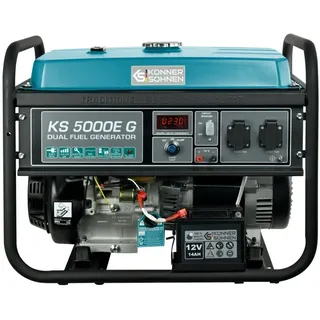 Könner & Söhnen LPG/Benzin-Generator \"Könner & Söhnen\" KS 5000E G