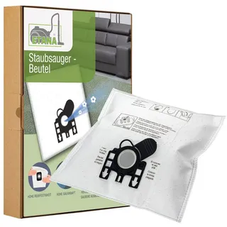 Etana Staubsaugerbeutel Miele S8340 Ecoline B, S 8340 Ecoline B, S8340 E, passend für Miele S8340 Ecoline B, S 8340 Ecoline B, S8340 Ecoline Db, S 8340 Ecoline Db, mit Hygiene-Klapp-Verschluss