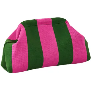 Celuicion Taschen und Clutches, Sommer, gehäkelt, Damen, Abendtasche, Kupplung, Grünes Pulver, Se référer au descriptif - Se référer au descriptif