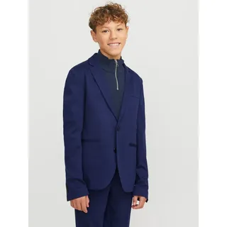 JACK & JONES Junior Sakko JJEJAXON JERSEY BLAZER NOOS JNR blau 158