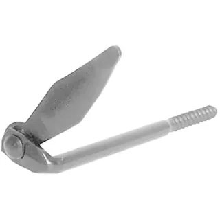 AFBAT Fensterstopper zum Schrauben – 130, verzinkt, Weiß