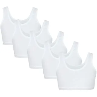 TupTam 5er Set Bustier in weiß | Gr.: 158-164