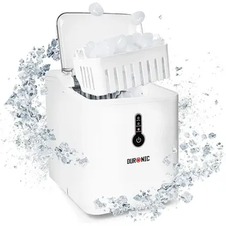 Duronic ICM120 Eiswürfelmaschine – 9 Eiswürfel in 7 min | 1,5 L Wassertank | 600 g Kapazität | 120W