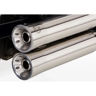 Falcon Double Groove Komplettanlage Edelstahl hochglanzpoliert silber,