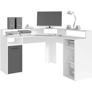 byLIVING Eckschreibtisch Fox anthrazit