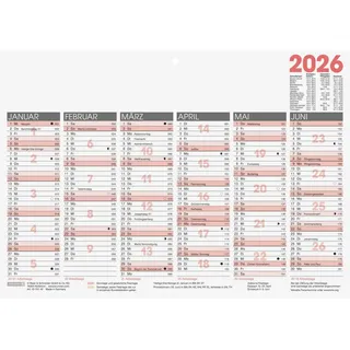 Brunnen Tafelkalender 2026