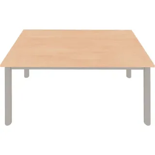 Tisch melaminharzbeschichtet mit Vierfußgestell