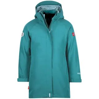 TROLLKIDS Senja Coat Jacke - Teal / Glacier Green - 164 cm