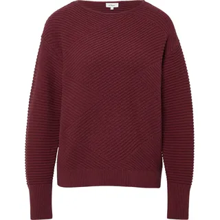 s.Oliver Strukturierter Strickpullover in Oversize Rot 34