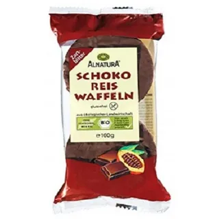 Alnatura Reiswaffeln, Zartbitter, 100g