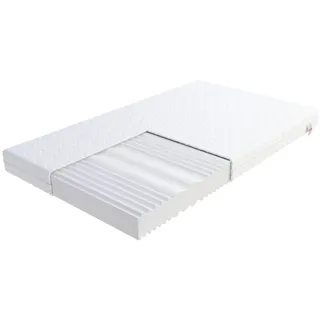 Fdm Matratze 140x200 cm COMFORT DUO Kaltschaummatratze 7 Zonen H3 H4 HR-Schaum 12 cm mit waschbarem Premium Bezug