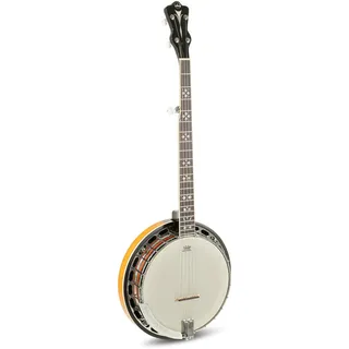 GEWA Banjo Premium 5-saitig mit Koffer und REMO Fell 107 x 49 x 17.5 cm Premium