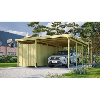 Weka Carport mit Geräteraum 607 4,78 x 5,79 m kdi