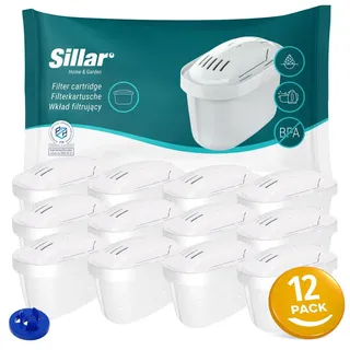 sillar Wasserfilter Kartuschen Weiß 12 St.