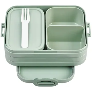 Mepal Bento Lunchbox Take a Break midi - grün - Kunststoff - Maße (cm): B: 12 H: 6,5