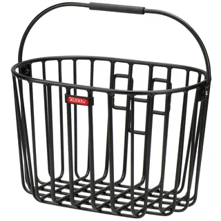 KLICKfix Vorderradkorb Alumino schwarz