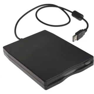 Usb 2.0 Externes Diskettenlaufwerk (fdd) Kompatibel Mit Windows 98se/me/2000/xp/win7/vista/mac/os8.6 (schwarz) - Kzq