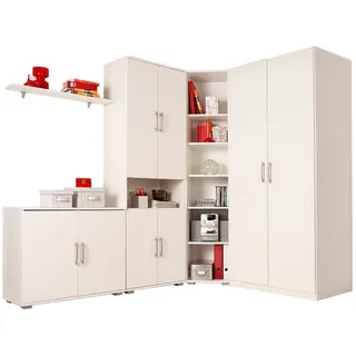 Jugendzimmer-Set PRIESS Schlafzimmermöbel-Sets Gr. 2-türig, ohne Beleuchtung, weiß Baby