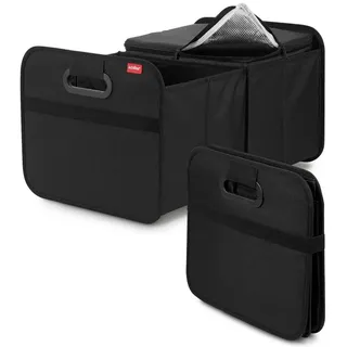 Achilles Auto Faltbox mit Kühleinsatz, Faltbare Kühlbox, Kofferraum-Organizer, Kofferraumtasche Kühlfunktion, Kühl-Klappbox, Einkaufskorb, Falt-Korb, 50 cm x 32 cm x 27 cm (Schwarz)