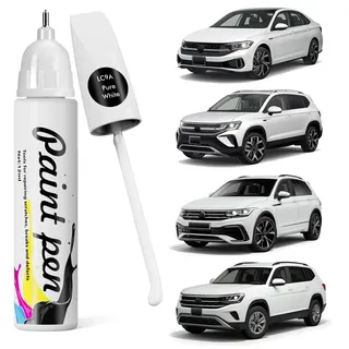 Edantas LC9A Pure White Auto Kratzer Reparaturstift, Kompatibel mit Volkswagen Schnelle und Einfache Kratzerbehebung für Atlas/Jetta/Tiguan/Taos/ID4/GTI/Arteon/Beetle