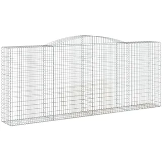 vidaXL Gabione mit Hochbogen 400 x 50 x 180 cm
