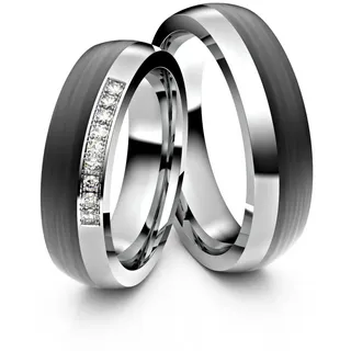 ASF Trauringe Partnerringe S009 Carbon - 9954