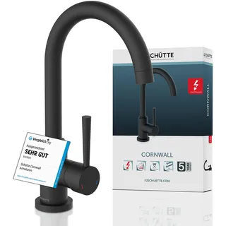 Schütte Cornwall Niederdruck schwarz matt 79169